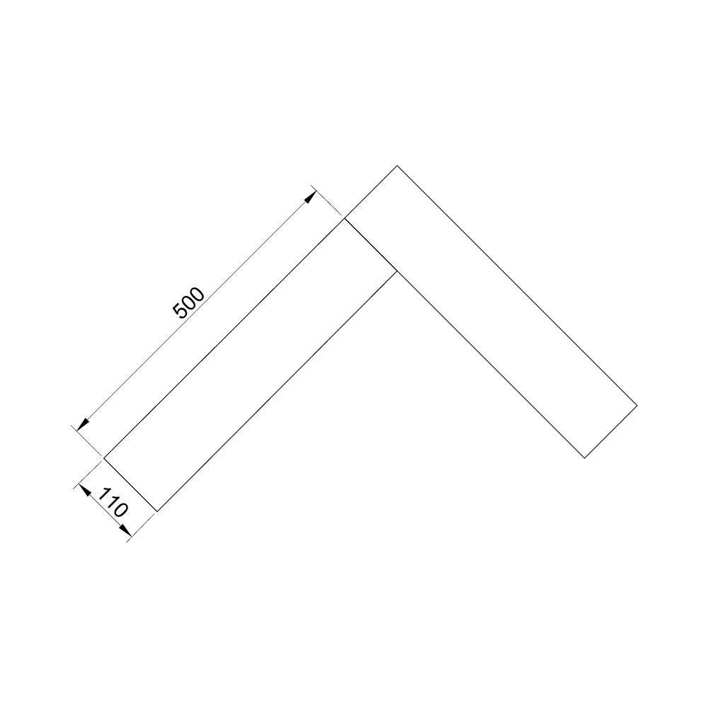 Паркет Елка Английская Lab Arte Angle Дуб Натур Хани лак 500х110х14/3