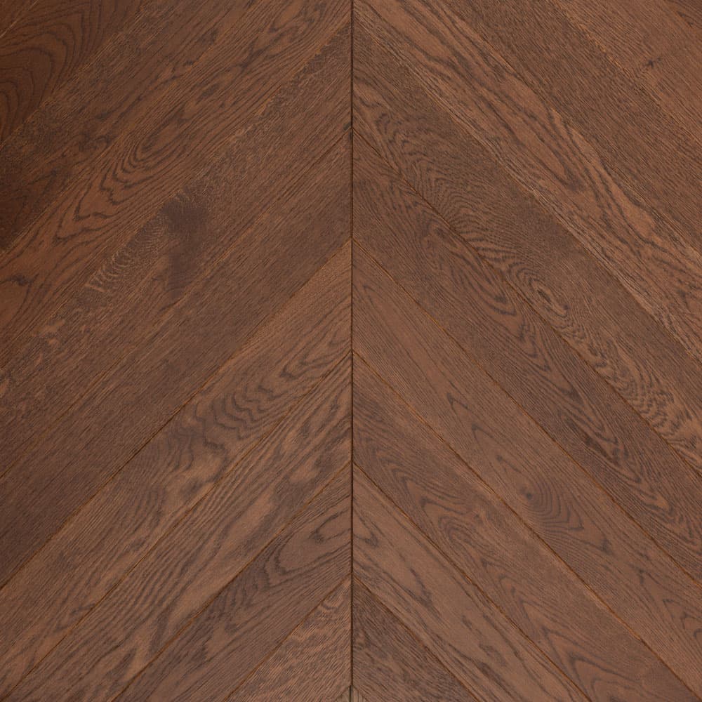 Паркет Елка Французская Lab Arte Chevron Дуб Селект Табак лак 600/510х90х14/3/45°