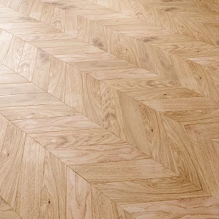 Паркет Елка Французская Lab Arte Chevron Дуб Селект 1015 лак 600/510х90х14/3/45° в интерьере