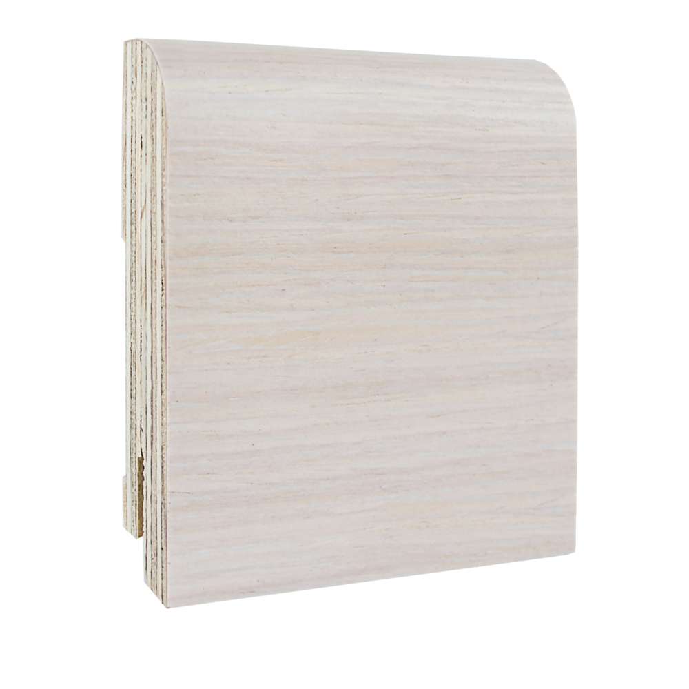 Плинтус шпонированный натур. Finitura Decor 120*15*2400 дуб выбеленный 5BDS