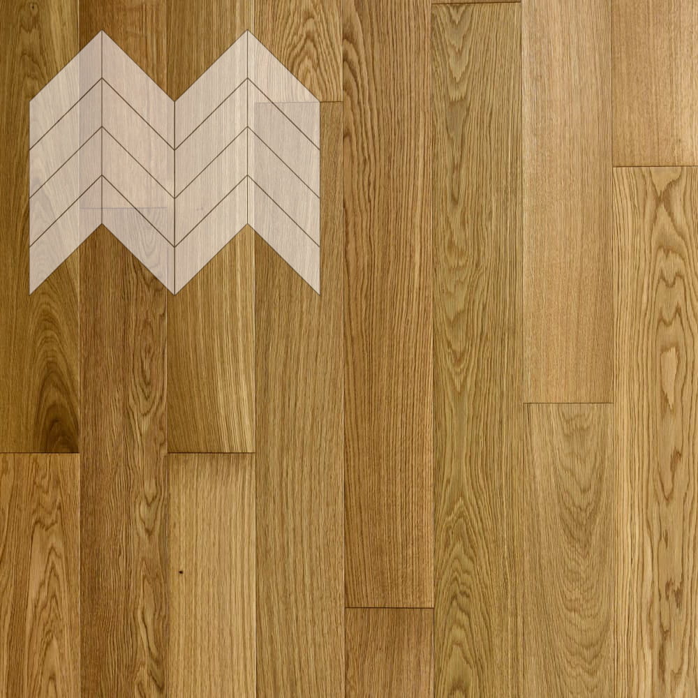 Паркет Елка Французская Lab Arte Chevron Дуб Селект Масло UV.S 600/450х150х14/3/45°