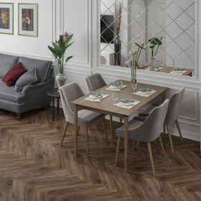 SPC Ламинат Alta Step Дуб Корейский 640х128х4 (1,31 м2) SPC4410 в интерьере