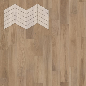 Паркет Елка Французская Lab Arte Chevron Дуб Натур Лаунж лак 400/348х90х14/3/60° в интерьере