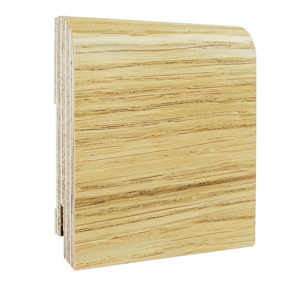 Плинтус шпонированный натур. Finitura Decor 120*15*2400 дуб без покрытия