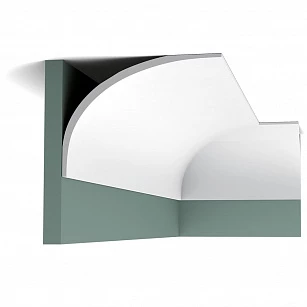Плинтус из дюрополимера Orac Decor карниз C990 2000x216x159 в интерьере