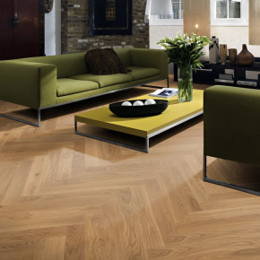 Инженерная доска KAHRS CD матовый Oak CD matt lacquer HB (2,06 м2) в интерьере
